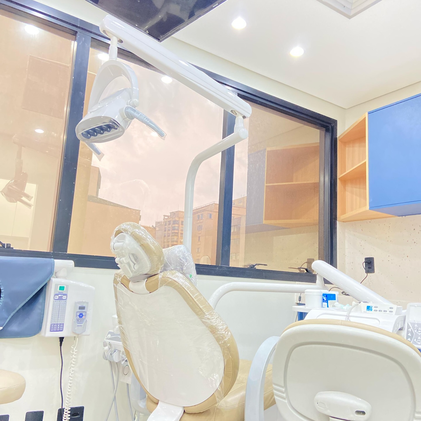 Cadeira do consultório odontológico