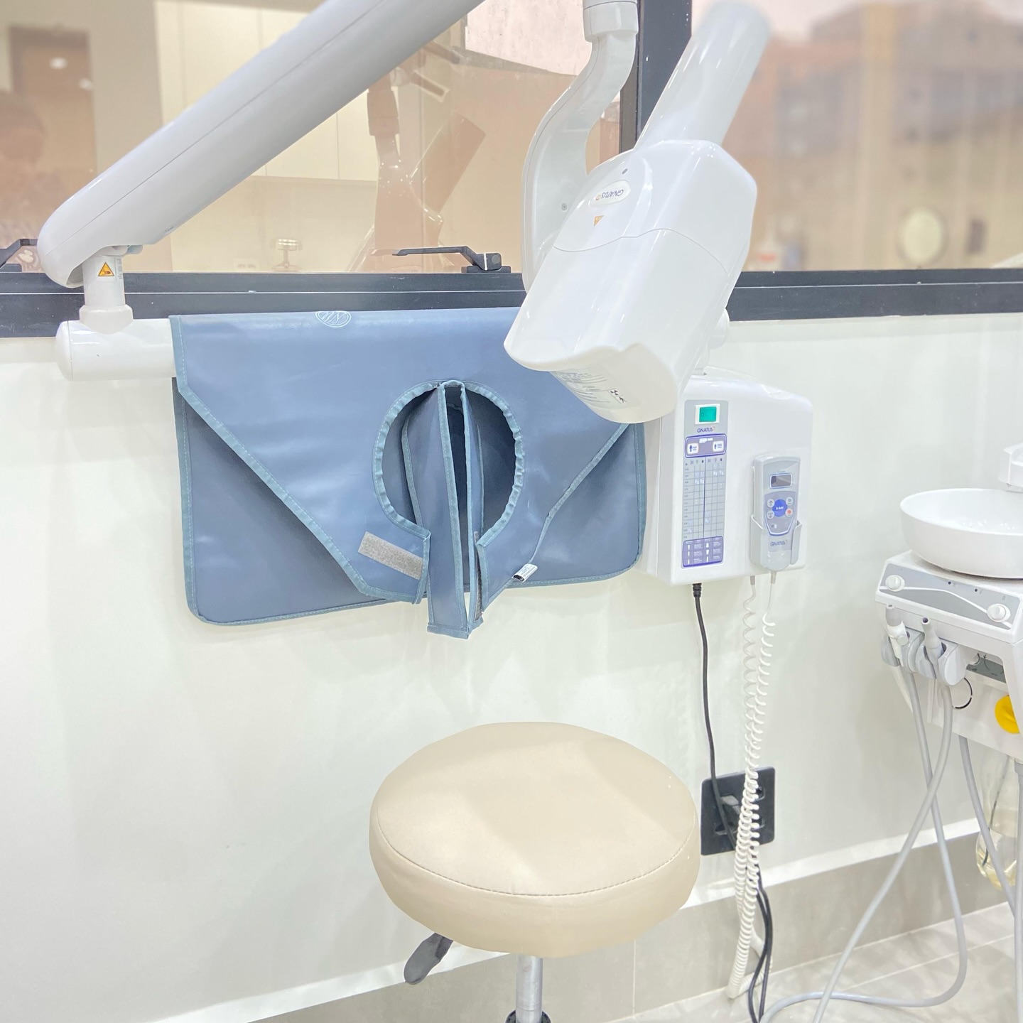 Sala de raio-x do consultório